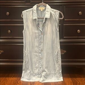 Cloth & Stone Light Blue Sleeveless Dress